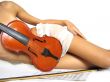 Violin woman