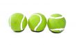 Three tennis balls in a number