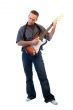 Isolated Guitarist