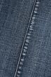 Blue denim fabric with stitch