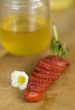 Honey and strawberry