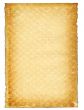 old paper page on white
