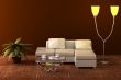 Interior of a living room. 3D image.