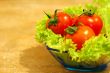 Fresh salad with tomatoes