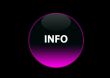 pink neon buttom info