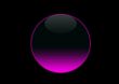 pink neon buttom empty