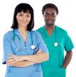 couple of young doctors