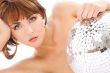 glitterball lady portrait