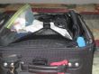 Luggage in hotel room