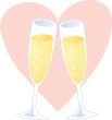 Champagne heart