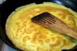 Omelette in pan