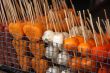 Street food skewers