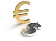 Gold euro and silver dollar