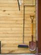 shovel and broom