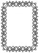 black border with celtic ornament 6