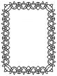 black border with celtic ornament 6