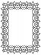 black border with celtic ornament 7