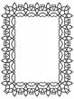 black border with celtic ornament 7