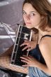 woman and keyboard
