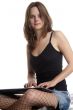 woman and keyboard