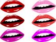 Colored lips