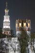 monastery in night