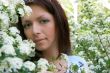 In white blossom