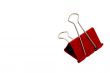 Binder clip isolated on white