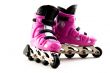 pink rollerscates isolated on a white background