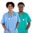 Couple of African Americans doctors