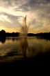 Sunset on the water