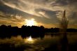 Sunset on the water