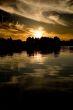 Sunset on the water