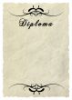 Diploma - Decorative framework.
