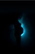 Artistical view of a pregnant woman