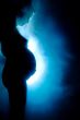 Artistical view of a pregnant woman