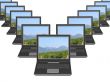Lot of identical new laptops