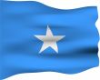 3D Flag of Somalia
