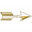 3D Golden Arrow