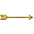 3D Golden Arrow