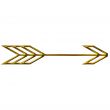 3D Golden Arrow