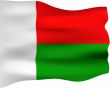 3D Flag of Madagascar