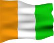 3D Flag of Ivory Coast