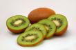 Fresh sliced kiwi