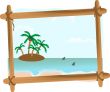 Seascape in frame