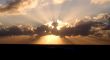 Cloud on a sunset
