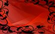 Abstraction red background