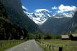 Swiss Alps and the road