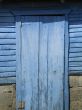 old blue door