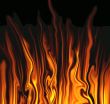 Abstraction flame background